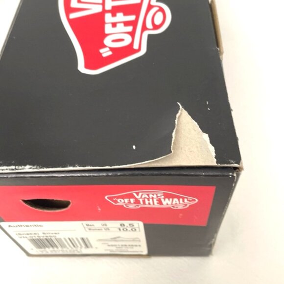 Vans Off The Wall Sneakers Snake Silver US M 8.5/W 10 Neutral Animal Print - Picture 10 of 10